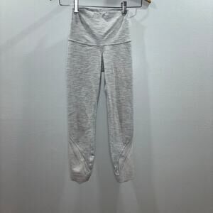 Lululemon Wunder Under High Rise Crop Scalloped Leggings Size 2